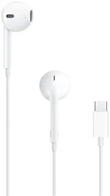 אוזניות In-ear מקוריות של Apple עם חיבור USB-C, בקר שליטה ומיקרופון